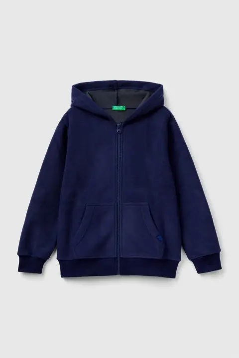 Erkek Çocuk Etiket Detaylı Sweatshirt - Lacivert 