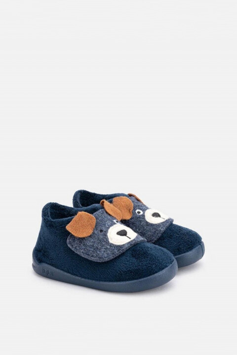 Erkek Çocuk Homie Guau Köpek Figürlü Panduf - Lacivert - İGOR