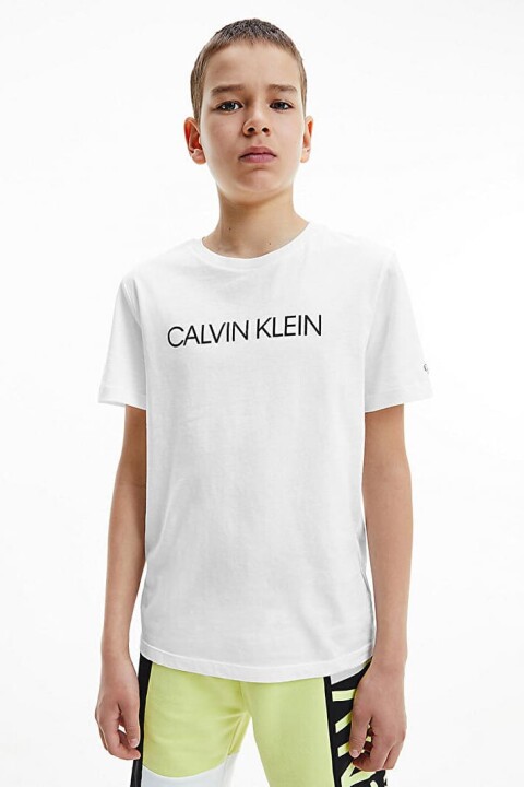 Erkek Çocuk Institutional T-Shirt - Beyaz 
