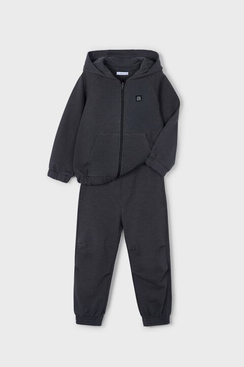 Erkek Çocuk Kapüşonlu Eşofman Takımı - Antrasit 