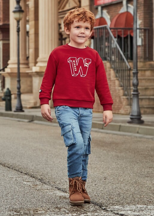 Erkek Çocuk Kargo Pantolon Mavi 