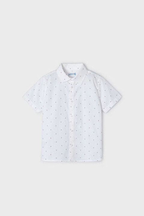 Erkek Çocuk Kısa Kollu T-Shirt - Beyaz 