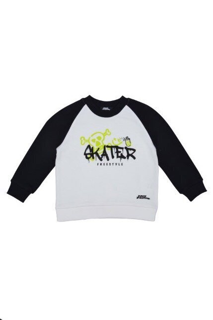 Erkek Çocuk No Fear Sweatshirt - Beyaz - Benetton