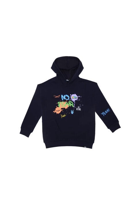 Erkek Çocuk No Fear Sweatshirt - Lacivert - Benetton