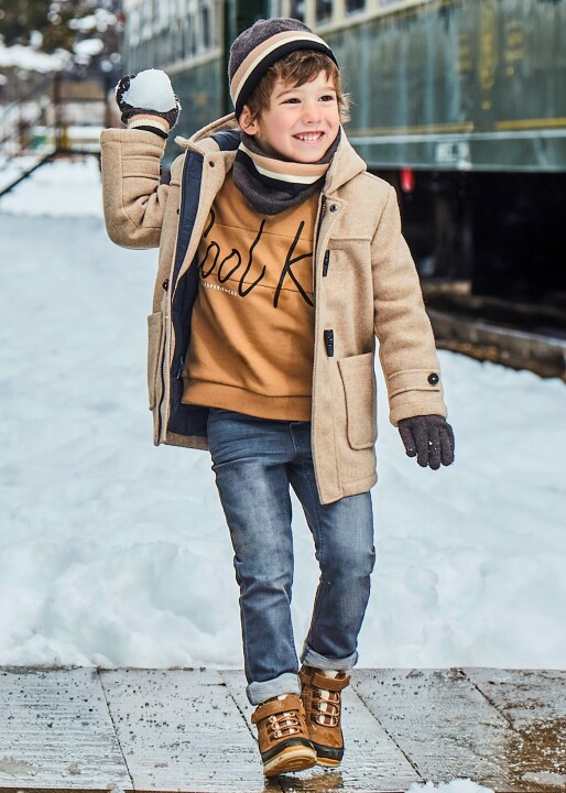 Erkek Çocuk PANTOLON-YUMUSAK DENIM Antrasit - Mayoral