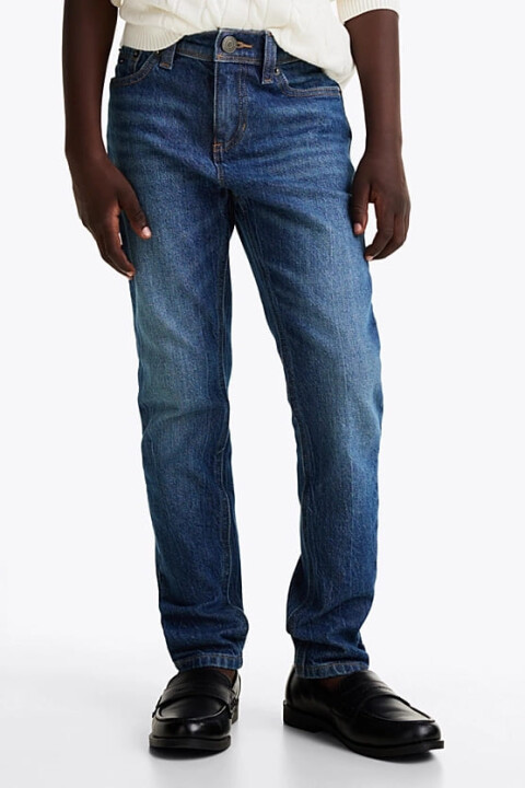 Erkek Çocuk Scanton Y Jeans - Mavi - Tommy Hilfiger
