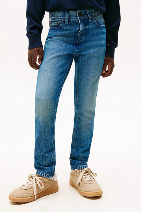 Erkek Çocuk Scanton Y Vintage Jean Pantolon - Mavi - Tommy Hilfiger