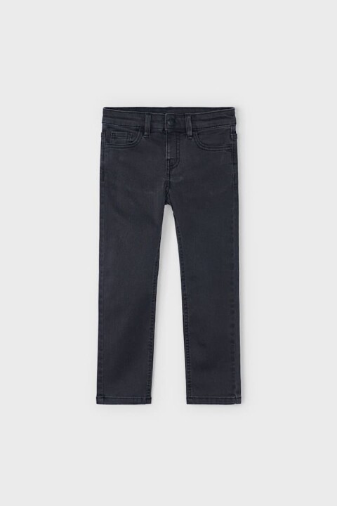 Erkek Çocuk Slim Fit Basic Jean Pantolon - Siyah 