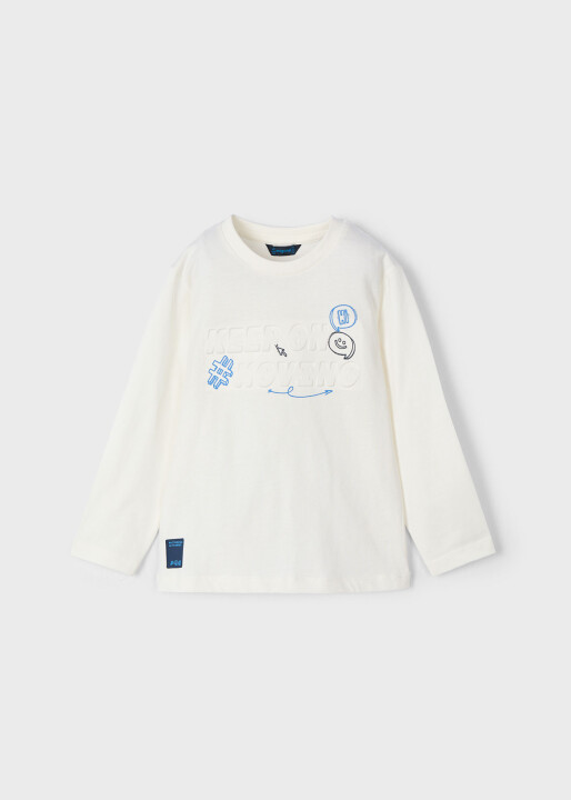 Erkek Çocuk T-Shirt - Krem 