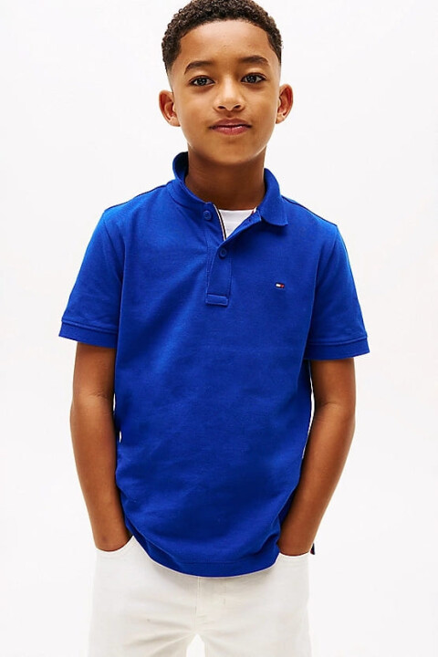 Erkek Çocuk Th Polo T-Shirt - Mavi - Tommy Hilfiger