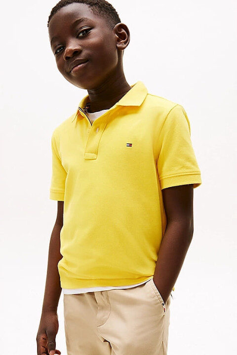 Erkek Çocuk Th Polo T-Shirt - Sarı 