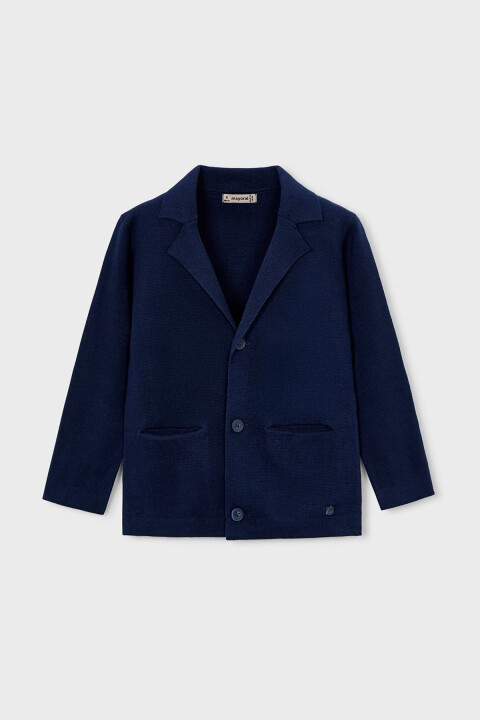 Erkek Çocuk Triko Blazer Örme Ceket - Lacivert - Mayoral