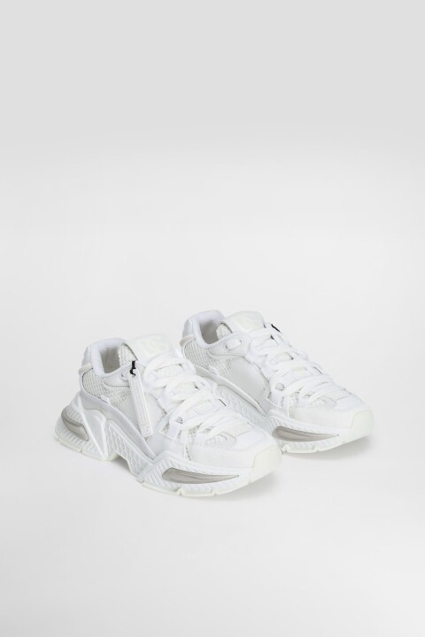 Erkek Çok Malzemeli Chunky Sneakers - Beyaz - Dolce&gabbana