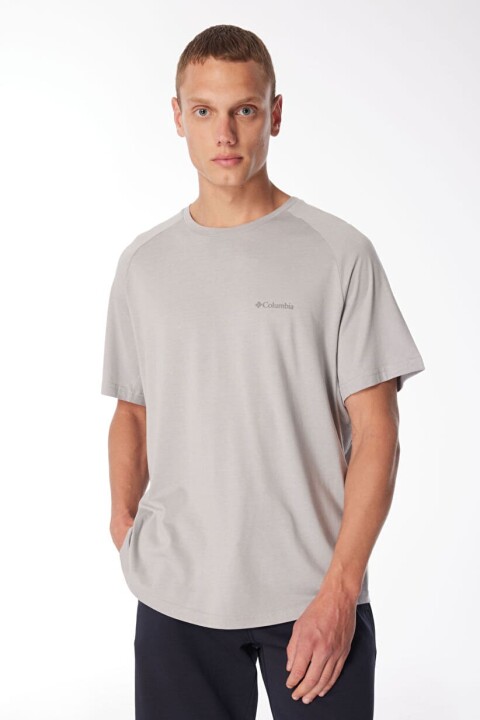 Erkek Comfort Kısa Kollu T-Shirt - Gri - Columbia