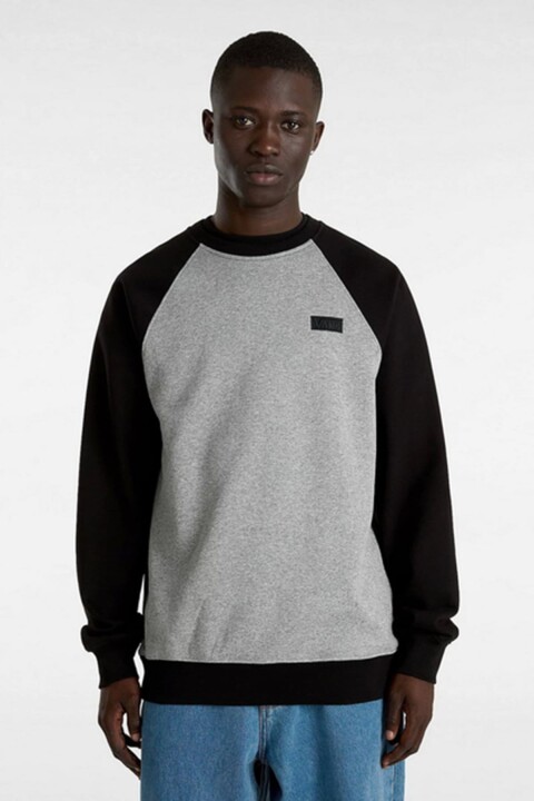 Erkek Core Basic Raglan Crew Sweatshirt - Gri - Vans
