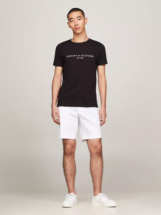 Erkek Core Tommy Logolu T-Shirt - Siyah - Tommy Hilfiger