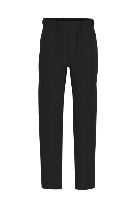 Erkek Coulisse Slim Fit Pantolon - Siyah 