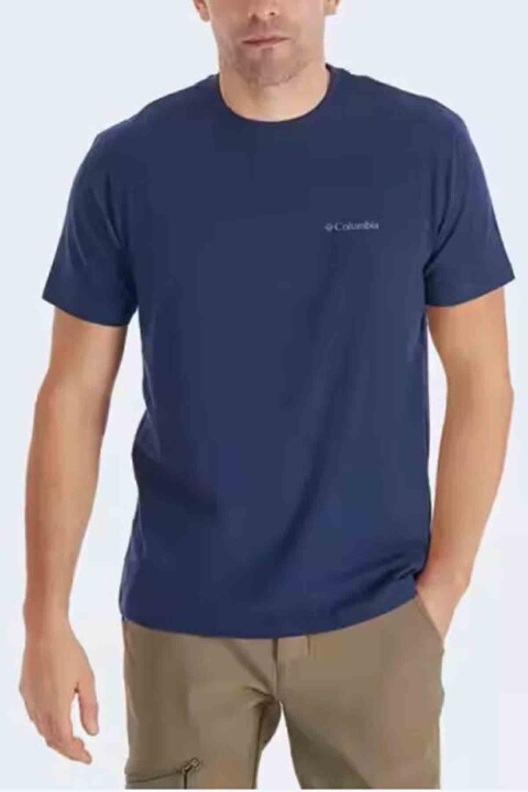 Erkek CSC M Basic Kısa Kollu T-Shirt - Dağ Mavisi - Columbia