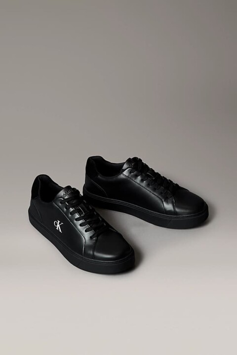 Erkek Cupsole Tabanlı Sneaker - Siyah 