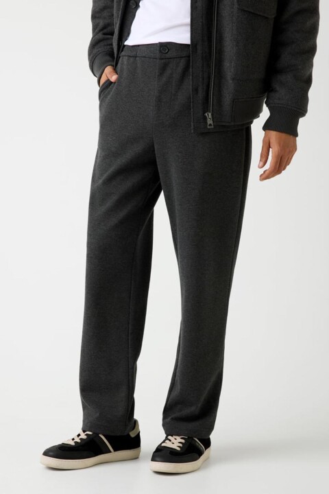 Erkek Daniel Tailored Fit Pantolon - Siyah - Guess