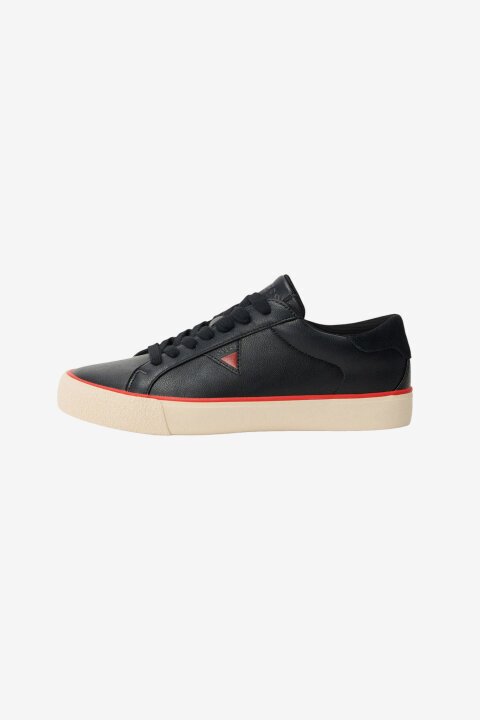 Erkek Davor Deri Sneaker - Siyah - Guess