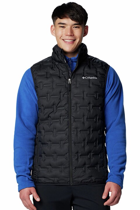 Erkek Delta Ridge II Down Ördek Tüyü Yelek - Siyah - Columbia