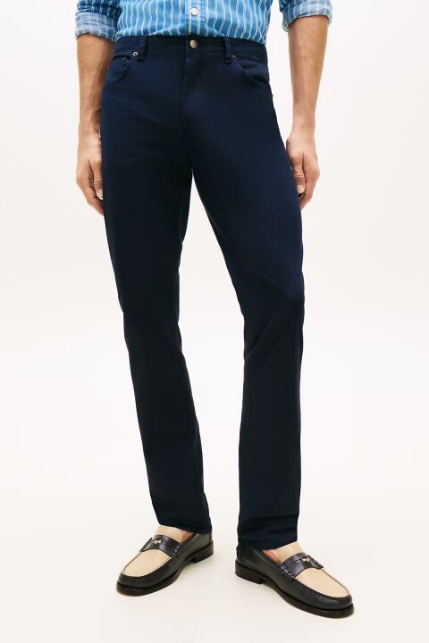 Erkek Denton 5 Cepli Pantolon - Lacivert - Tommy Hilfiger