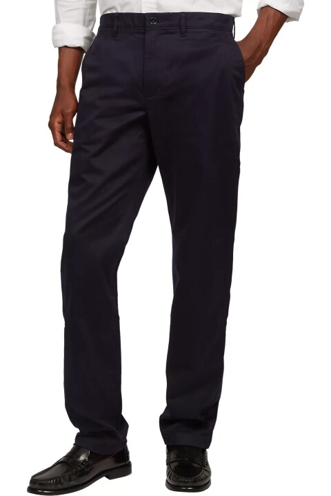 Erkek DENTON CHINO SATIN Casual Pantolon - Lacivert - Tommy Hilfiger