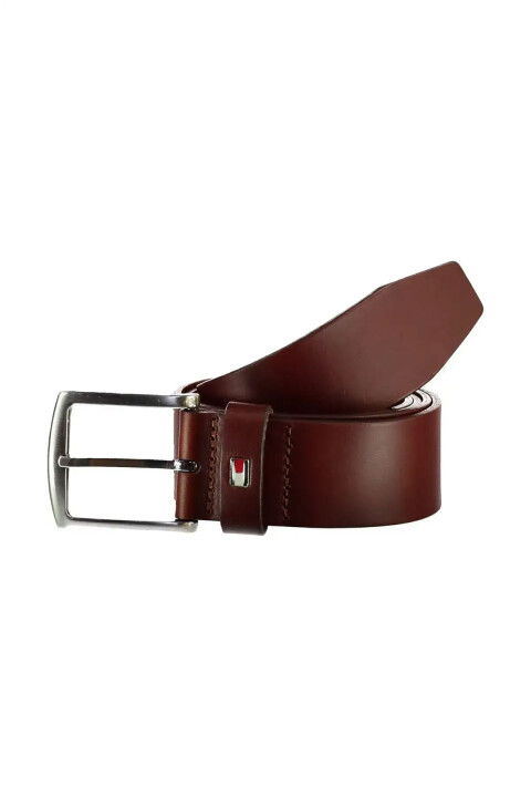 Erkek Denton Kemer - Koyu Kahverengi - Tommy Hilfiger