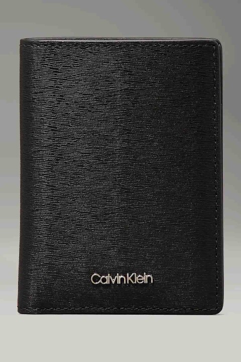Erkek Deri RFID Katlı Cüzdan - Siyah - Calvin Klein