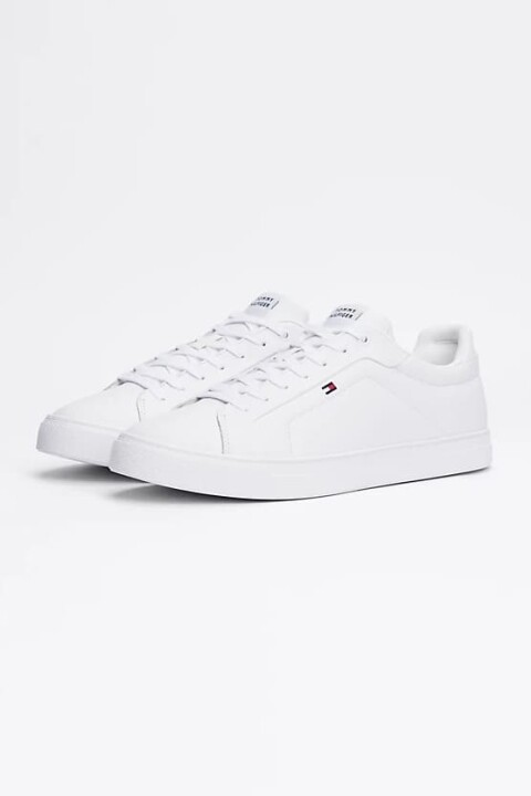 Erkek Deri Sneaker - Beyaz 