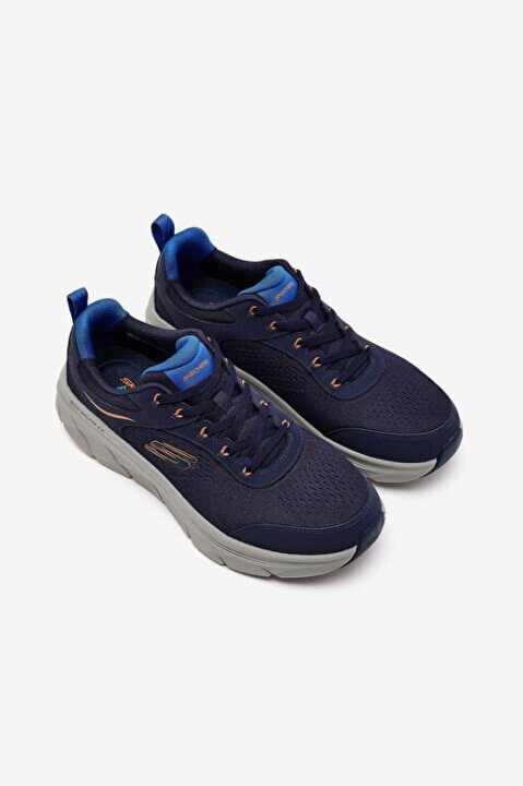 Erkek D'Lux Walker 2.0 Bağcıklı Yürüyüş Ayakkabısı - Lacivert - Skechers
