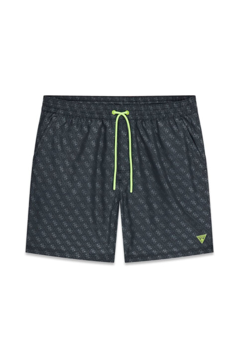 Erkek Dull Deniz Şortu - Siyah - Guess