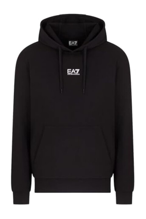 Erkek Ea7 Kapüşonlu Sweatshirt - Siyah 