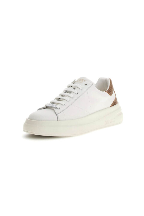 Erkek Guess Elba Carryyover Spor Ayakkabı - Beyaz 