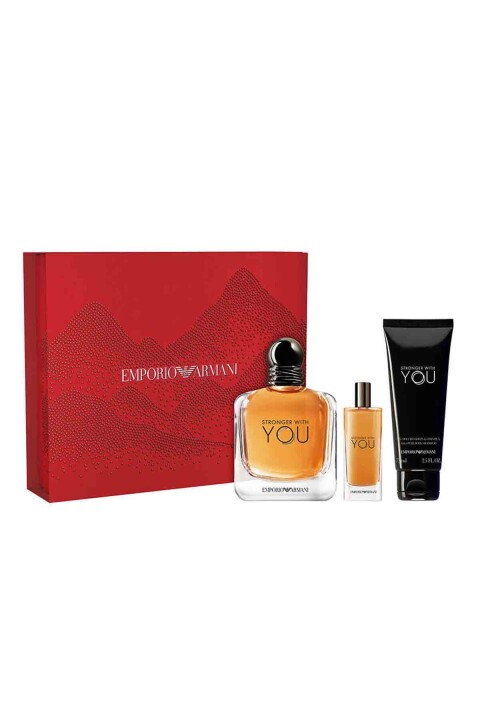 Erkek Emporio Armani Stronger With You Edt 100 ml Parfüm Set - Emporio Armani