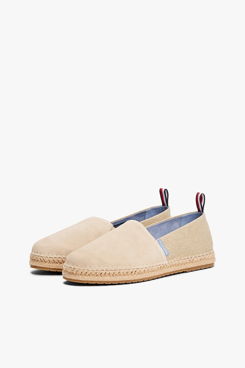 Erkek Esnek Tabanlı Espadril Ayakkabı - Bej - Tommy Hilfiger