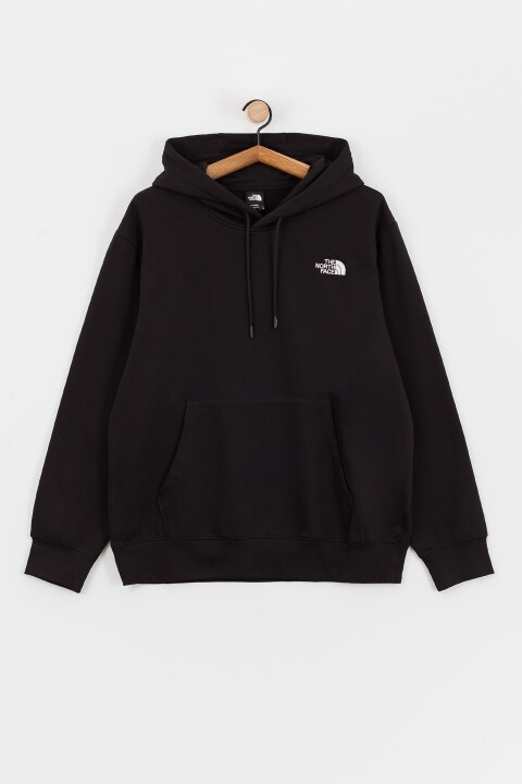 Erkek Essential Kapüşonlu Sweatshirt - Siyah 
