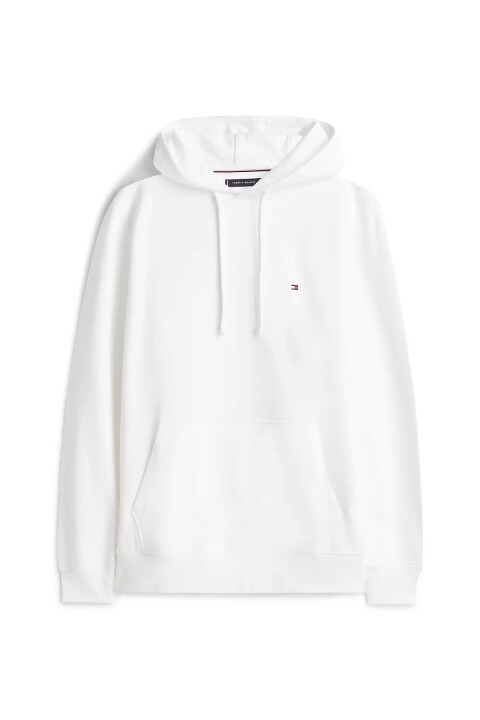 Erkek Essential Terry Kapüşonlu Sweatshirt - Beyaz 