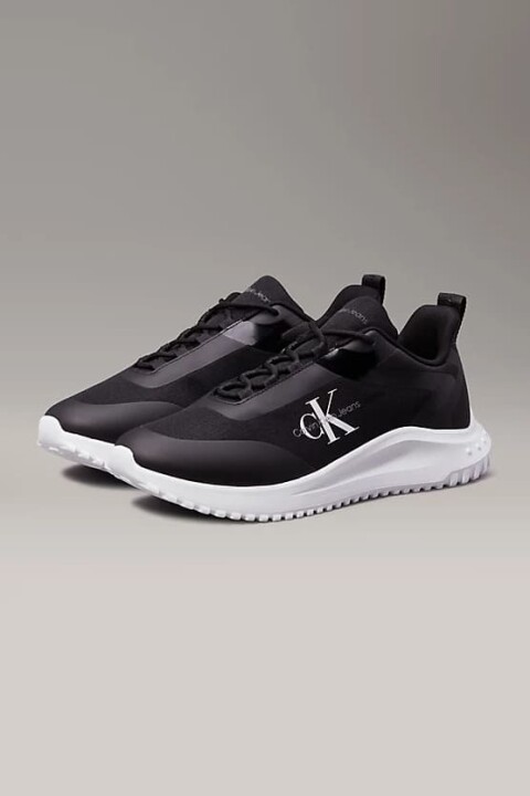 Erkek Eva Runner Low Lace Sneaker - Siyah 