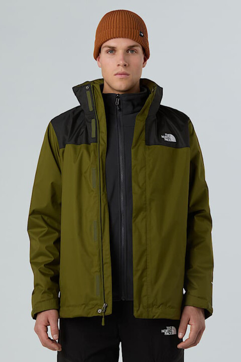Erkek Evolve II Triclimate® 3'ü 1 Arada Mont - Haki/Siyah - The North Face