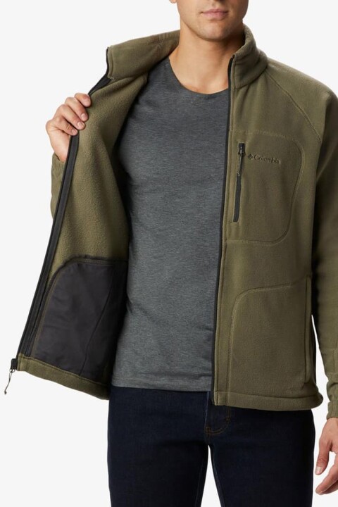 Erkek Fast Trek II Tam Fermuarlı Polar Üst - Çağla Yeşili - Columbia