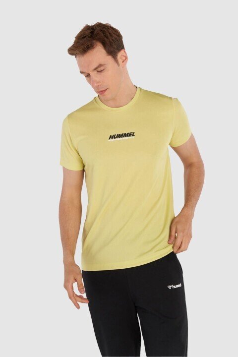 Erkek Fred Kısa Kollu T-Shirt - Sarı 