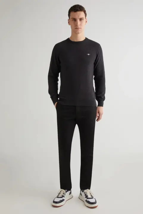 Erkek Gant Slim Fit Pantolon - Siyah - Gant