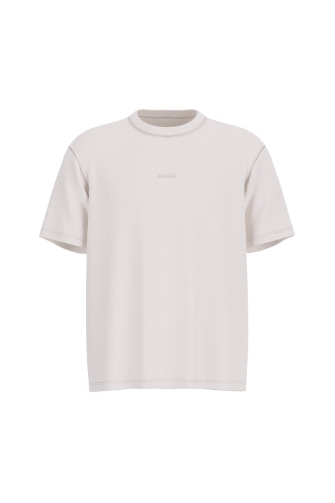 Erkek Giano Aktif Regular Fit T-Shirt - Beyaz - Guess