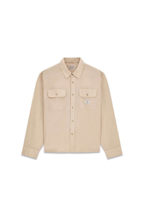 Erkek GJ Comfort Fit Gömlek - Kahverengi - Guess