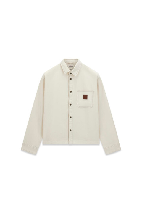 Erkek GJ Herry Regular Fit Gömlek - Krem - Guess