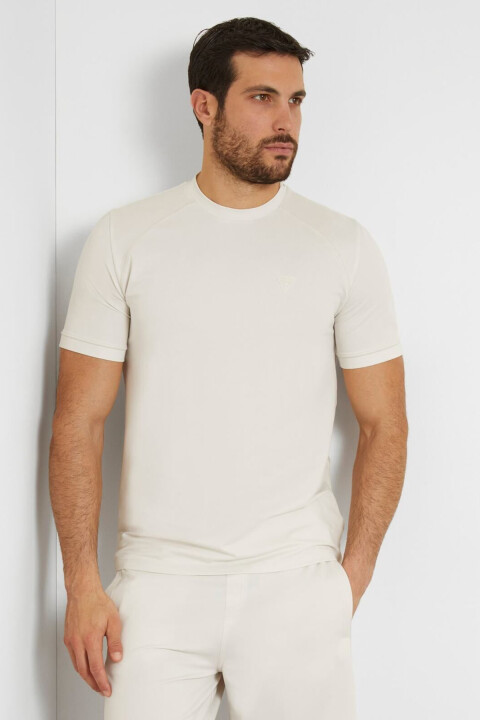 Erkek Guess Regular Fit T-Shirt - Kum Beji 