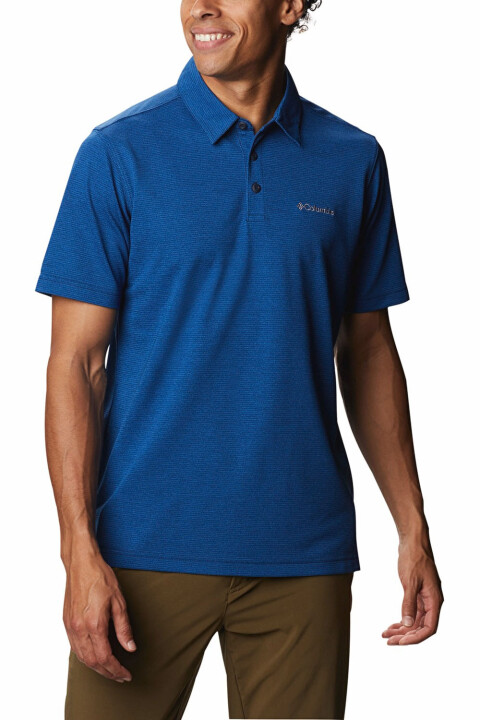 Erkek Havercamp Pique Kısa Kollu Polo T-Shirt - Lacivert - Columbia