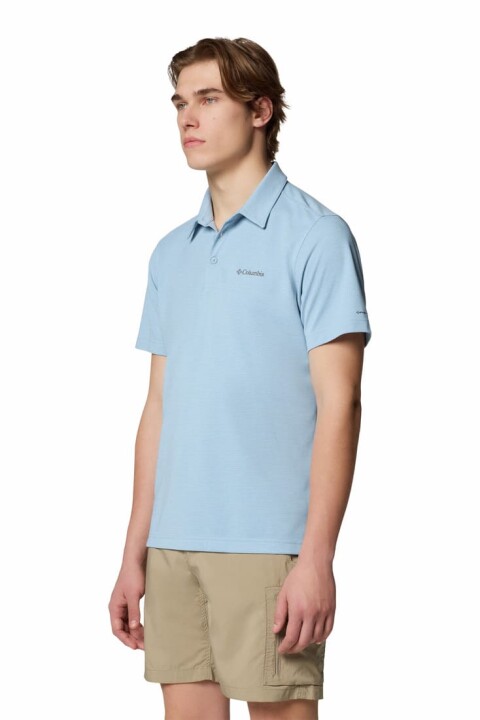 Erkek Havercamp Pique Kısa Kollu Polo T-Shirt - Mavi - Columbia